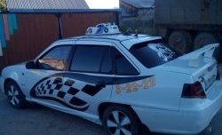 3 099 р. Высокий универсальный спойлер Кураж KIA Optima 1 GD седан (2000-2005) (Без места под стоп сигнал, Неокрашенный)  с доставкой в г. Керчь. Увеличить фотографию 4