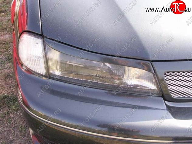 1 299 р. Реснички на фары CT Daewoo Nexia дорестайлинг (1995-2008) (Неокрашенные)  с доставкой в г. Керчь
