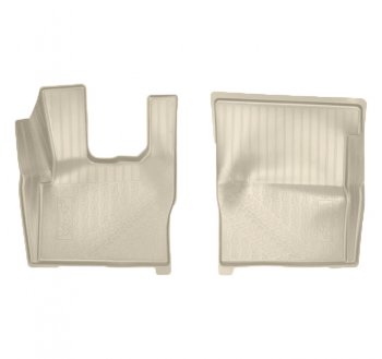 Коврики салонные Noplast (3D) DAF XF  105 (2005-2013) (Бежевые)