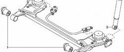 1 849 р. Полиуретановый сайлентблок балки задней подвески Точка Опоры Toyota bB 2 (2005-2016)  с доставкой в г. Керчь. Увеличить фотографию 2