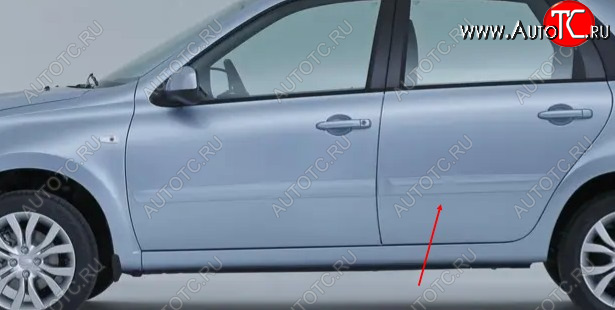 2 049 р. Молдинг задней левой двери Original Datsun on-DO седан дорестайлинг (2014-2019) (неокрашенный)  с доставкой в г. Керчь