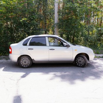 929 р. Пороги накладки Autodemic V2 Лада Калина 1119 хэтчбек (2004-2013) (Текстурная поверхность)  с доставкой в г. Керчь. Увеличить фотографию 6