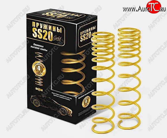8 499 р. Пружины задние SS20 серии Gold Progressive Лада Гранта 2190 седан дорестайлинг (2011-2017)  с доставкой в г. Керчь