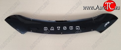999 р. Дефлектор капота Russtal (короткая) Datsun on-DO седан дорестайлинг (2014-2019)  с доставкой в г. Керчь