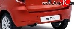 5 999 р. Бампер задний Стандартный Datsun mi-DO хэтчбэк (2014-2021) (Неокрашенный без отверстия под парктроник)  с доставкой в г. Керчь. Увеличить фотографию 2