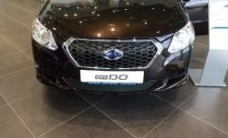1 469 р. Сетка на бампер Russtal (черная) Datsun on-DO седан дорестайлинг (2014-2019)  с доставкой в г. Керчь. Увеличить фотографию 2