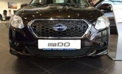 1 469 р. Сетка на бампер Russtal (черная) Datsun on-DO седан дорестайлинг (2014-2019)  с доставкой в г. Керчь. Увеличить фотографию 3