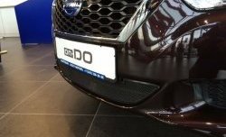 1 469 р. Сетка на бампер Russtal (черная) Datsun on-DO седан дорестайлинг (2014-2019)  с доставкой в г. Керчь. Увеличить фотографию 5