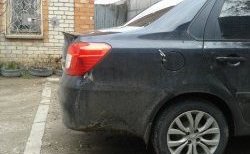 1 959 р. Лип спойлер K2 Datsun on-DO седан рестайлинг (2019-2021) (Неокрашенный)  с доставкой в г. Керчь. Увеличить фотографию 2