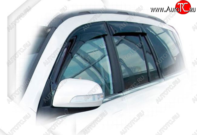 2 079 р. Дефлектор капота CA-Plastiс Derways Hower Н3 (2017-2019) (Classic полупрозрачный, Без хром молдинга, Крепление только на скотч)  с доставкой в г. Керчь