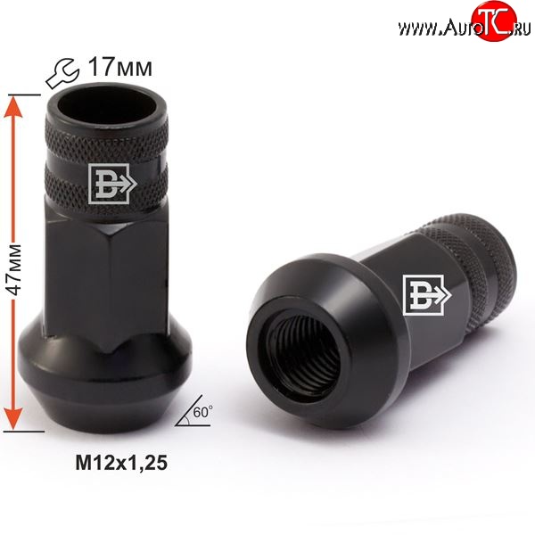 259 р. Колёсная гайка Вектор M12 1.25    с доставкой в г. Керчь