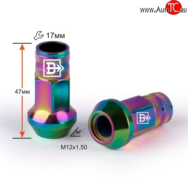 259 р. Колёсная гайка Вектор M12 1.5    с доставкой в г. Керчь
