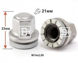 Колёсная гайка Вектор M14 2.0 