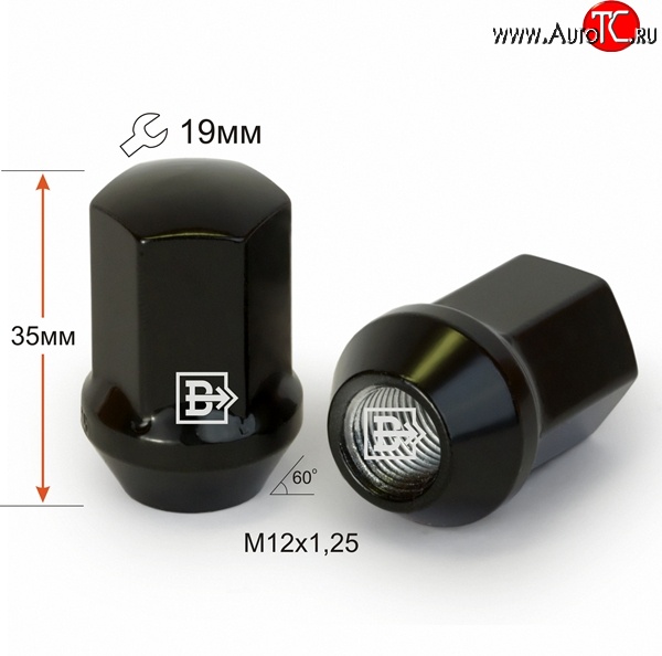 74 р. Колёсная гайка Вектор M12 1.25    с доставкой в г. Керчь