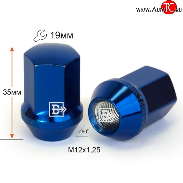 119 р. Колёсная гайка Вектор M12 1.25    с доставкой в г. Керчь