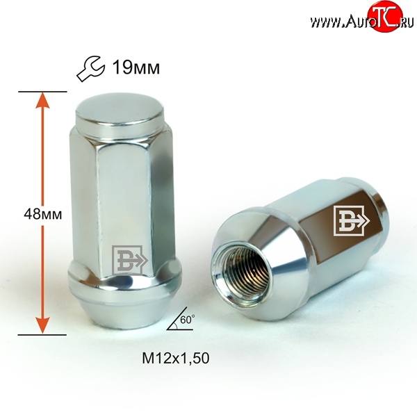 219 р. Колёсная гайка Вектор M12 1.5    с доставкой в г. Керчь