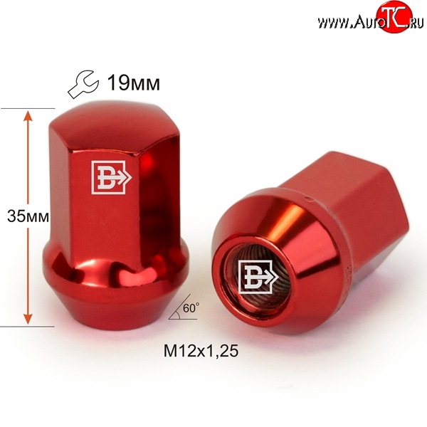 119 р. Колёсная гайка Вектор M12 1.25    с доставкой в г. Керчь