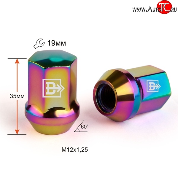 119 р. Колёсная гайка Вектор M12 1.25    с доставкой в г. Керчь