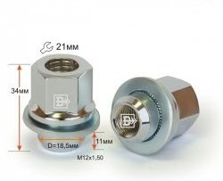 Колёсная гайка Вектор M12 1.5 