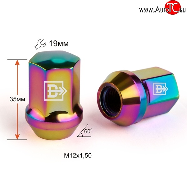 119 р. Колёсная гайка Вектор M12 1.5    с доставкой в г. Керчь