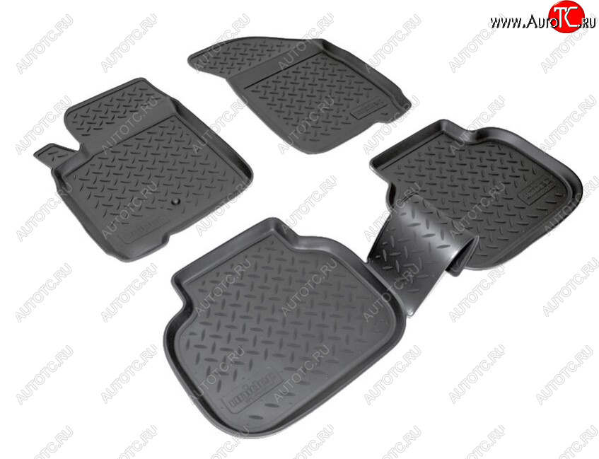 2 499 р. Комплект ковриков в салон Norplast Unidec  Dodge Journey  JC (2007-2015), Fiat Freemont (2011-2016) (Цвет: черный)  с доставкой в г. Керчь