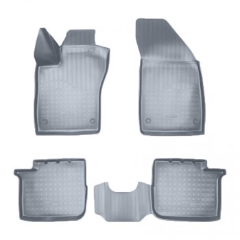 Коврики салона Norplast Unidec Dodge Neon  FCA (2016-2020), Fiat Tipo ( 356,  357) (2015-2021) (Цвет: серый)