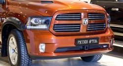 749 р. Реснички на фары RA Dodge Ram DJ, DS (2008-2012) (Неокрашенные)  с доставкой в г. Керчь. Увеличить фотографию 2