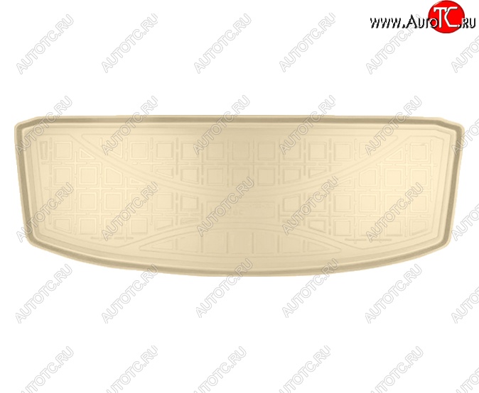 1 349 р. Коврик в багажник Norplast (разложенный 3 ряд)  Dong Feng 580  1 (2018-2025) рестайлинг (Бежевый)  с доставкой в г. Керчь