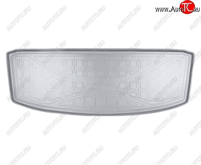 1 349 р. Коврик в багажник Norplast (разложенный 3 ряд)  Dong Feng 580  1 (2018-2025) рестайлинг (Серый)  с доставкой в г. Керчь