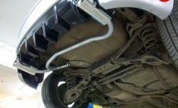Разводка глушителя на две стороны (раздвоенный выхлоп) Sport Ford Focus  2 (2004-2008) хэтчбэк 3 дв. дорестайлинг, хэтчбэк 5 дв. дорестайлинг (Без насадок)