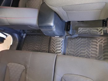 2 349 р. Коврики салона Aileron (3D с подпятником) FAW Besturn X80 дорестайлинг (2014-2019)  с доставкой в г. Керчь. Увеличить фотографию 3