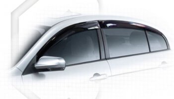 Дефлектора окон CA-Plastic FAW Besturn B50 рестайлинг (2012-2017) (Classic полупрозрачный)