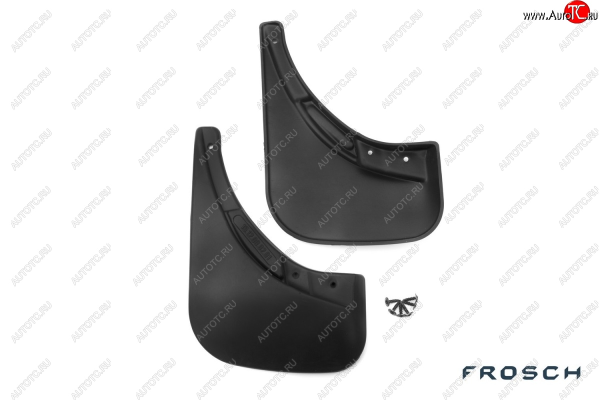 2 379 р. Брызговики задние Frosch Fiat 500 312,FF дорестайлинг хэтчбэк 3 дв. (2007-2015)  с доставкой в г. Керчь