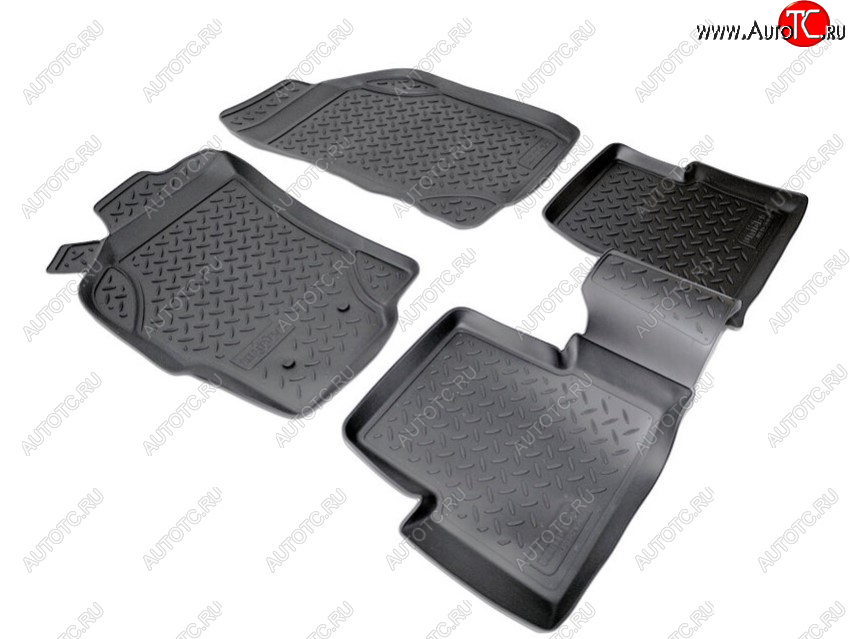 2 139 р. Комплект ковриков в салон Norplast  Fiat Albea  170 (2002-2012) седан (Цвет: черный)  с доставкой в г. Керчь