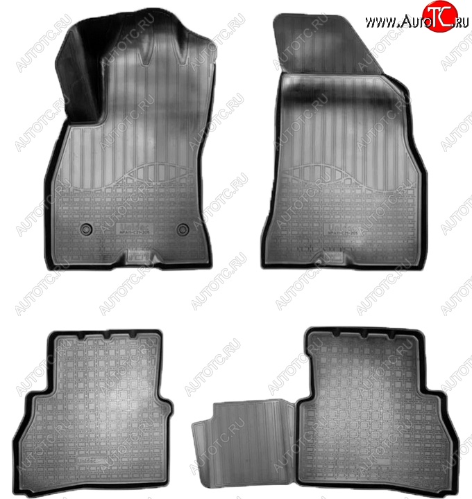 2 659 р. Коврики салонные Noplast (3D)  Fiat Doblo  263 (2015-2022) рестайлинг (Черные)  с доставкой в г. Керчь