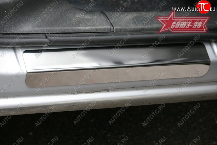 2 294 р. Накладки на внутренние пороги Souz-96 (без логотипа) Fiat Doblo 223 дорестайлинг (2000-2005)  с доставкой в г. Керчь