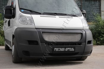 6 499 р. Решетка радиатора РА  Fiat Ducato  250 (2006-2014) (Сетка алюминиевая, неокрашенная)  с доставкой в г. Керчь. Увеличить фотографию 2