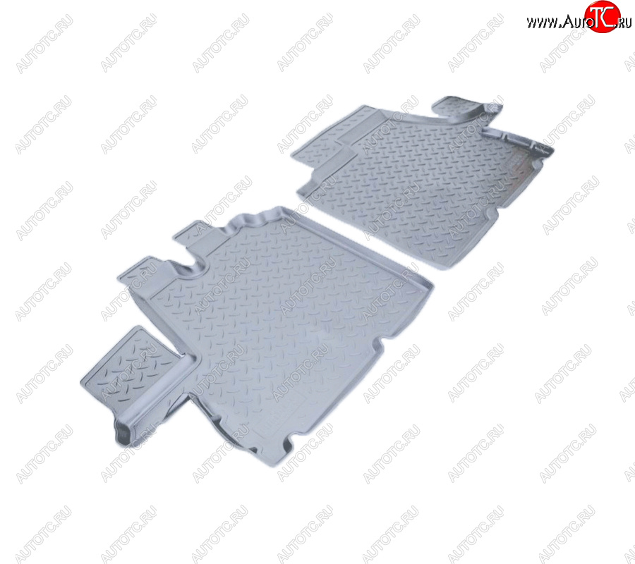 2 369 р. Коврики салона Norplast Unidec (3-хместный)  Fiat Ducato ( 230,  250,  290) (1994-2025) (Цвет: серый)  с доставкой в г. Керчь