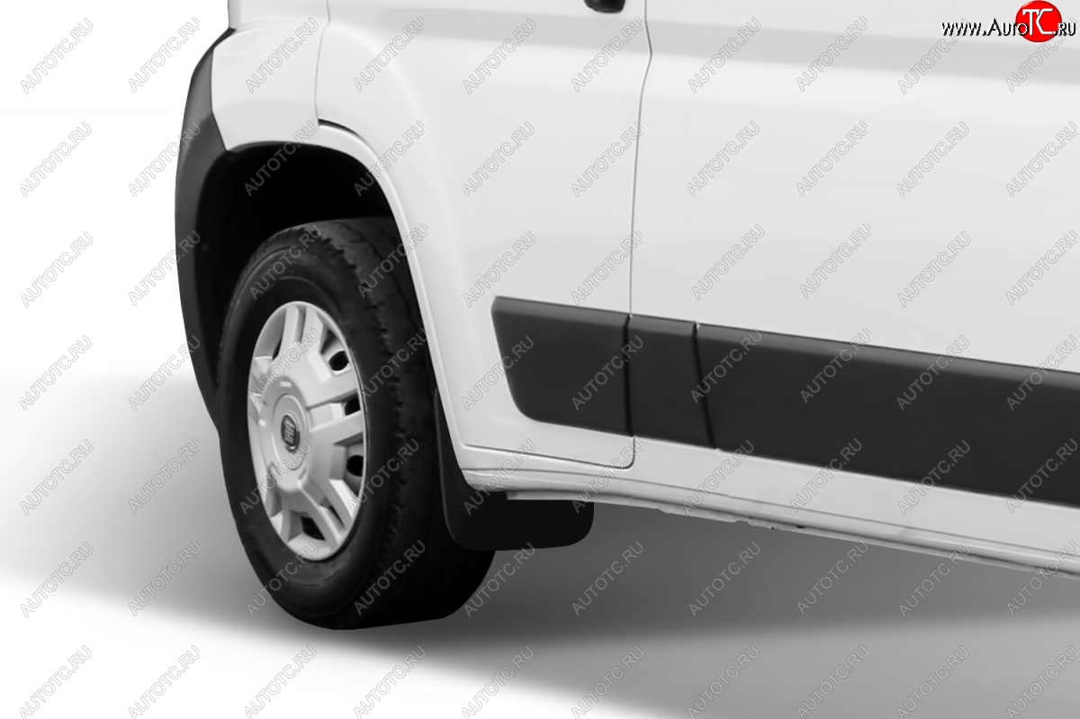 4 799 р. Брызговики передние (установка без подкрылка) Frosch Fiat Ducato 250 (2006-2014)  с доставкой в г. Керчь
