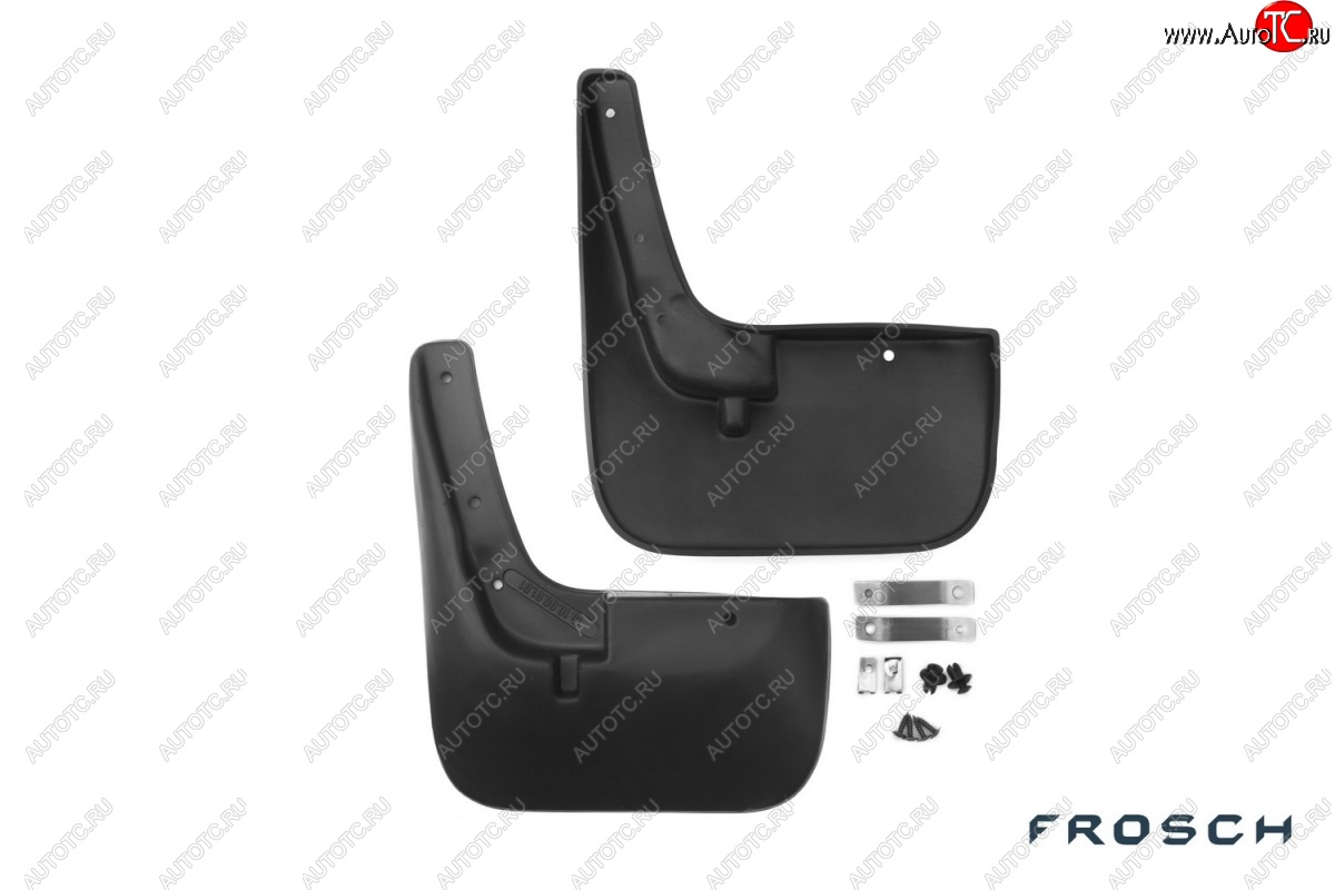 4 799 р. Брызговики передние (для установки с подкрылками) Frosch Fiat Ducato 250 (2006-2014)  с доставкой в г. Керчь