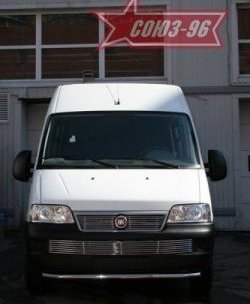 11 564 р. Защита переднего бампера одинарная Souz-96 (d60) Fiat Ducato 250 (2006-2014)  с доставкой в г. Керчь. Увеличить фотографию 3