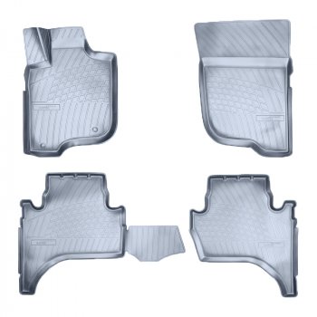Коврики салона Norplast Unidec Fiat Fullback (2016-2018), Mitsubishi L200  4 (2006-2016) (Цвет: серый)
