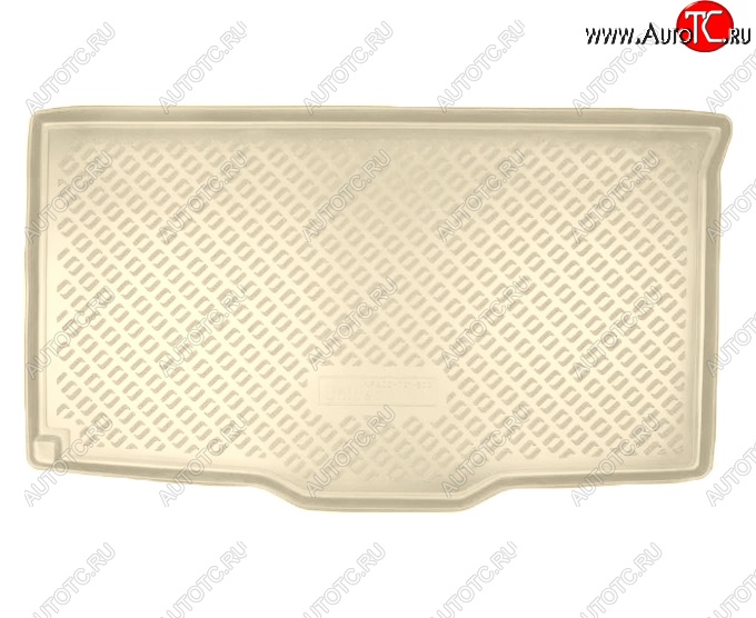 1 799 р. Коврик в багажник Norplast  Fiat Panda  3 319 (2012-2025) (Бежевый)  с доставкой в г. Керчь