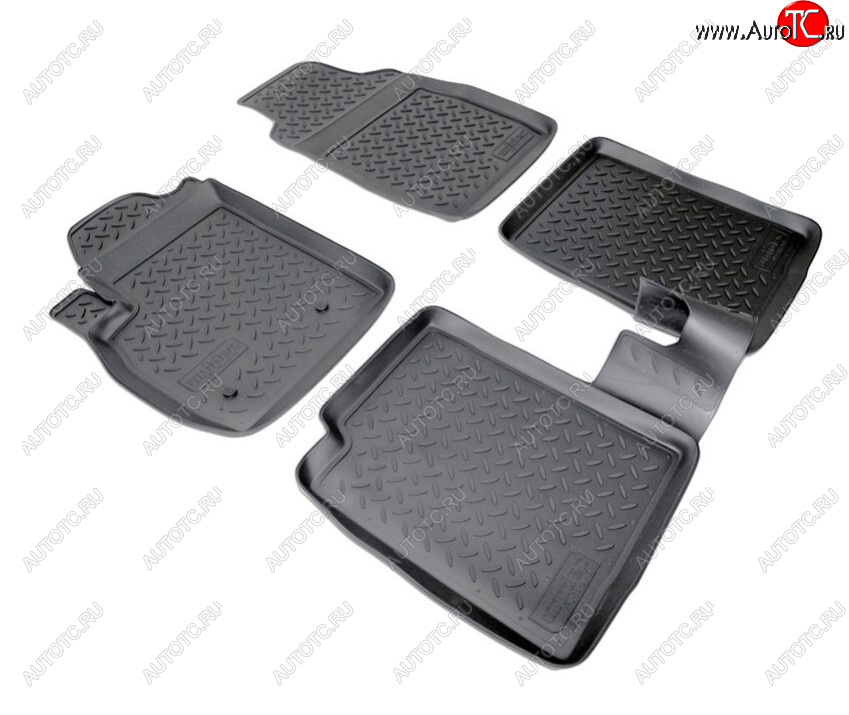 2 139 р. Комплект салонных ковриков Norplast Unidec Great Wall Peri (2007-2010) (Цвет: черный)  с доставкой в г. Керчь