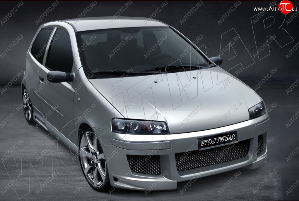26 999 р. Передний бампер R1 Fiat Punto 188 хэтчбэк 3 дв. дорестайлинг (1999-2003)  с доставкой в г. Керчь
