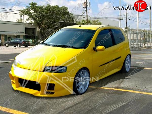 26 999 р. Передний бампер WK Fiat Punto 188 хэтчбэк 3 дв. дорестайлинг (1999-2003)  с доставкой в г. Керчь