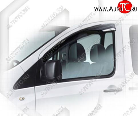 1 899 р. Дефлектора окон CA-Plastiс Fiat Scudo (2007-2016) (Classic полупрозрачный, Без хром.молдинга)  с доставкой в г. Керчь