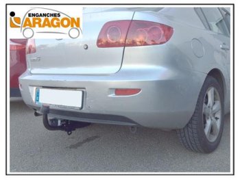15 599 р. Фаркоп Aragon Mazda 3/Axela BK дорестайлинг седан (2003-2006)  с доставкой в г. Керчь. Увеличить фотографию 2