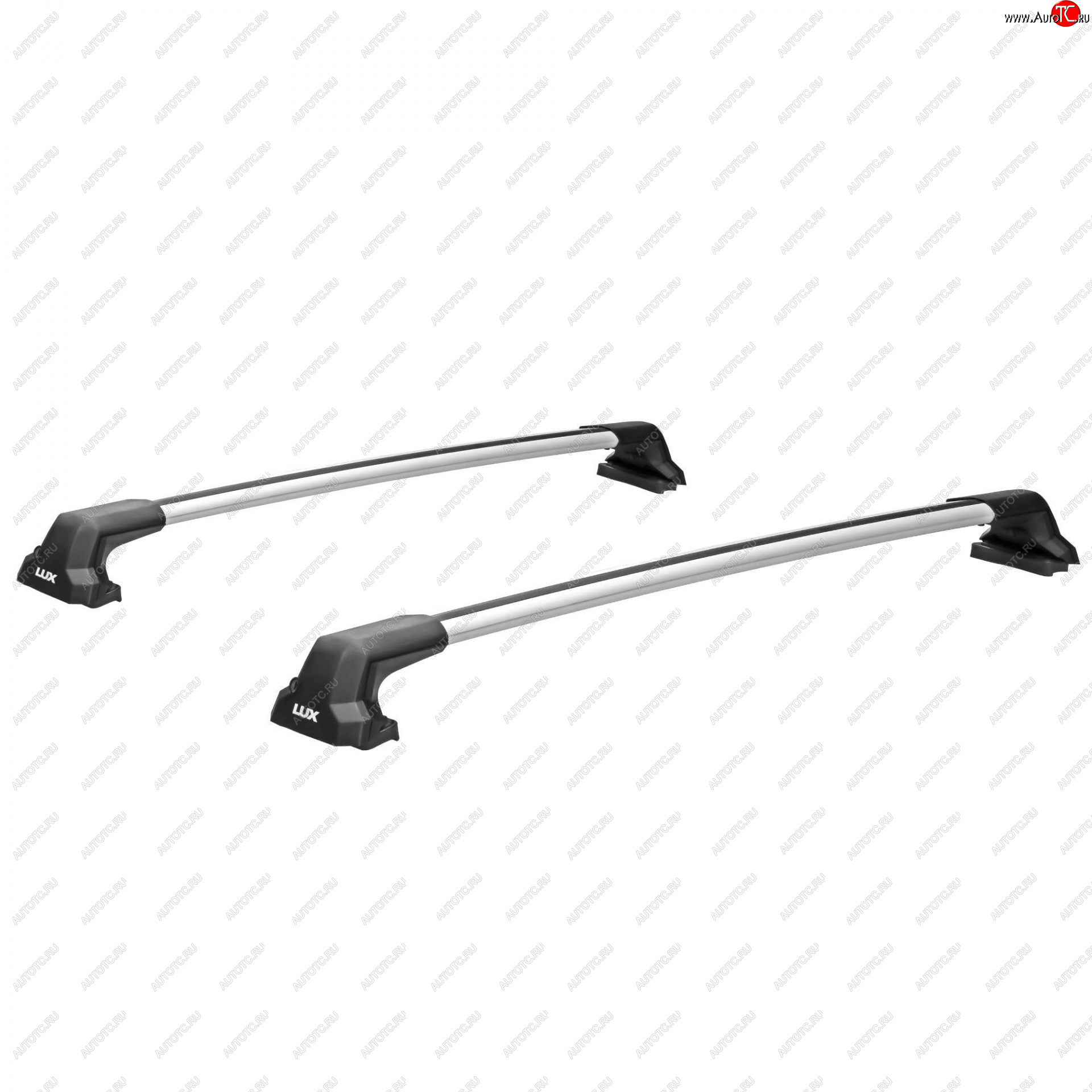 15 589 р. Багажник сборе в штатные места LUX CITY  Ford C-max  Mk1 (2003-2010), Ford Focus  2 (2004-2011), Hyundai Solaris  RBr (2010-2017), Mazda 3/Axela ( BK,  BL) (2003-2013), Mazda 6 ( GG,  GH) (2002-2012) (дуги серые, 105 см)  с доставкой в г. Керчь