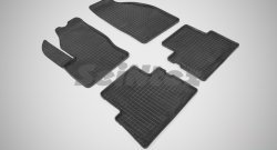 Износостойкие коврики в салон с рисунком Сетка SeiNtex Premium 4 шт. (резина) Ford C-max  Mk1 (2007-2010) рестайлинг